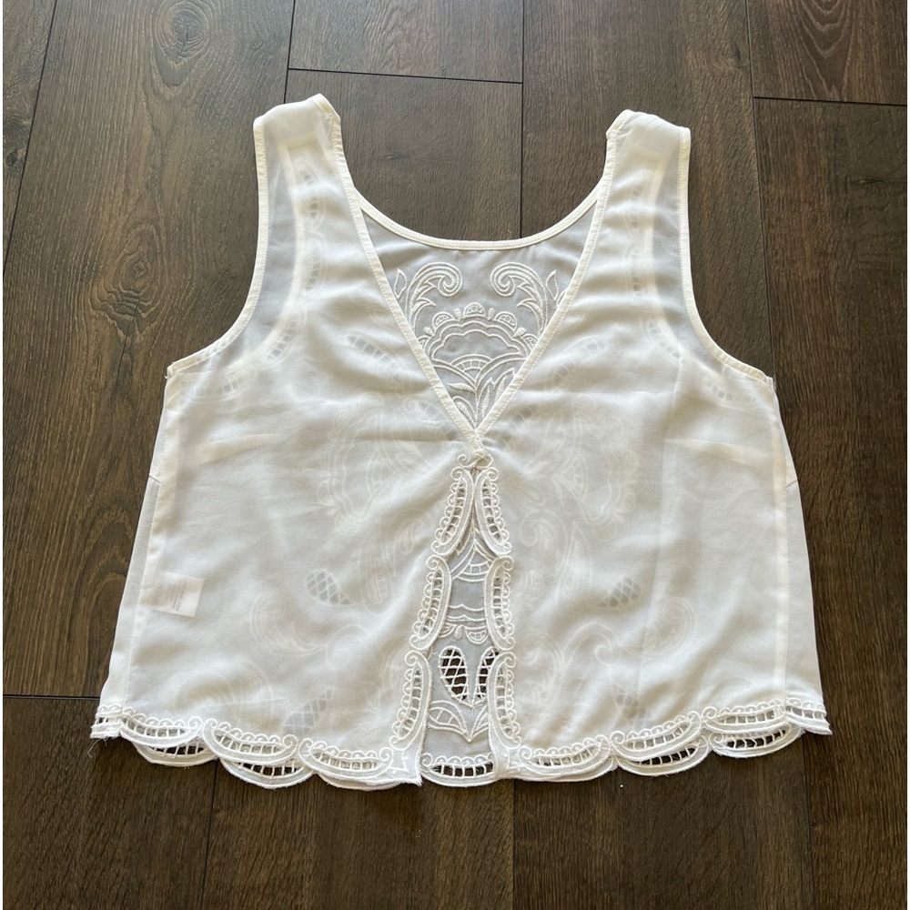 NWOT white tank
